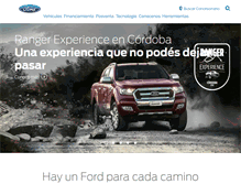 Tablet Screenshot of ford.com.ar