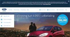 Desktop Screenshot of ford.dk