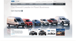 Desktop Screenshot of fleet.ford.com