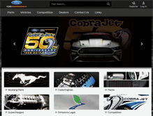 Tablet Screenshot of performanceparts.ford.com