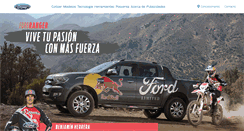 Desktop Screenshot of ford.cl